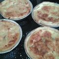 Quiche saumon et poireaux