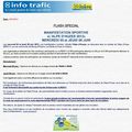 Lettre d'ínformation Alpe d'HuZes 2013 et info traffic