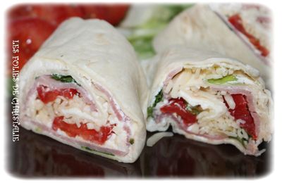 Wraps jambon salade