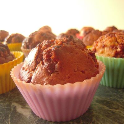 Muffins aux Ferrero Rocher