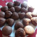 Petits coeurs fondants... au chocolat...