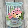 Bouquet assis