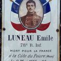 LUNEAU Emile (Nohant Vic) + 02/05/1916 Bras sur Meuse (55)