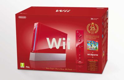 Le pack Wii rouge New Super Mario annoncé en France !