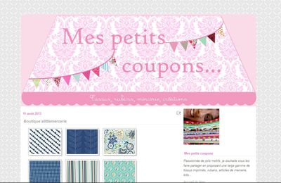 Découvrez mon nouveau blog tout beau : Mes Petits Coupons !!!