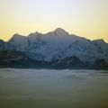 Lever de soleil sur le Mont Blanc