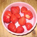 fraises du jardin:) 