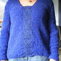 Pull Etoile bleu