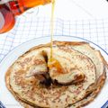 Crêpes au levain et lait de coco