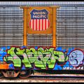 Photo HDR - Train & Graffiti