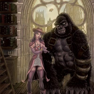 La fille et le gorille/The girl en the gorilla