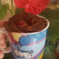 Mug cake choco framboise