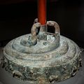 Bronze Drum Stand with Snake Design, Warring States Period (475-221 B.C.)