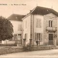 Arinthod, la mairie et l'école 1910 