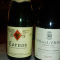 Cornas : Clape 2007, Sauternes : Guiraud 1997, et Espagne: Jumilla : Casa Castillo : Pie Franco 2010