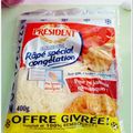 J'ai testé pour vous: Le râpé spécial congélation Président et la sauce pizza Zapetti, champignons, olives, origan.....