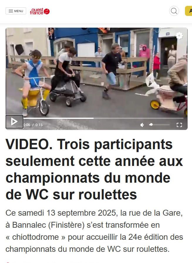 Aux chiottes le champiuonnat