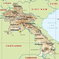 cartes du Laos et du Vietnam.