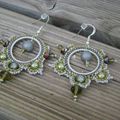 Boucles d'oreilles dentelle