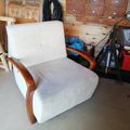 Restauration d'un fauteuil, une première
