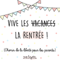 Vive la rentrée !