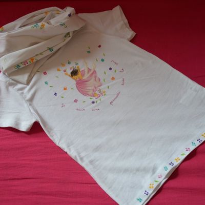 tee shirt et snood assortis ...