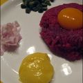 Steack tartare (du boeuf rien du boeuf, on ne peut pas se tromper !)