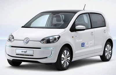 Voici la petite Volkswagen e-Up! (CPA)