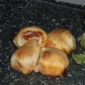 Stuffed Pizza Rolls (chorizo & reblochon)