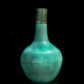 Vase en porcelaine à glaçure vert-turquoise, Chine, XVIIIème siècle