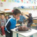 Celebrating William's Birthday at School...