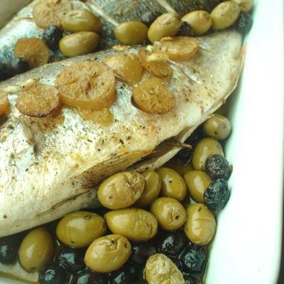 Daurade à la marocaine