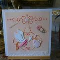 carte brodee naissance fille