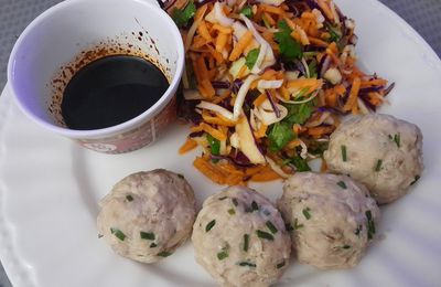 boulettes de porc vietnamienne à la vapeur