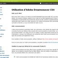 L'aide en français Dreamweaver CS4 est en ligne !