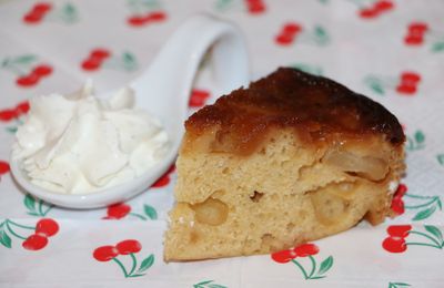Moelleux aux pommes au Cookéo et chantilly vanillée