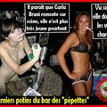 LA REMONTEE SUR SCENE DE CARLA BRUNI FAIT JASER AU BAR DES PEPETTES : ELLES SONT DURES ENTRE ELLES LES MINETTES AUJOURD'HUI