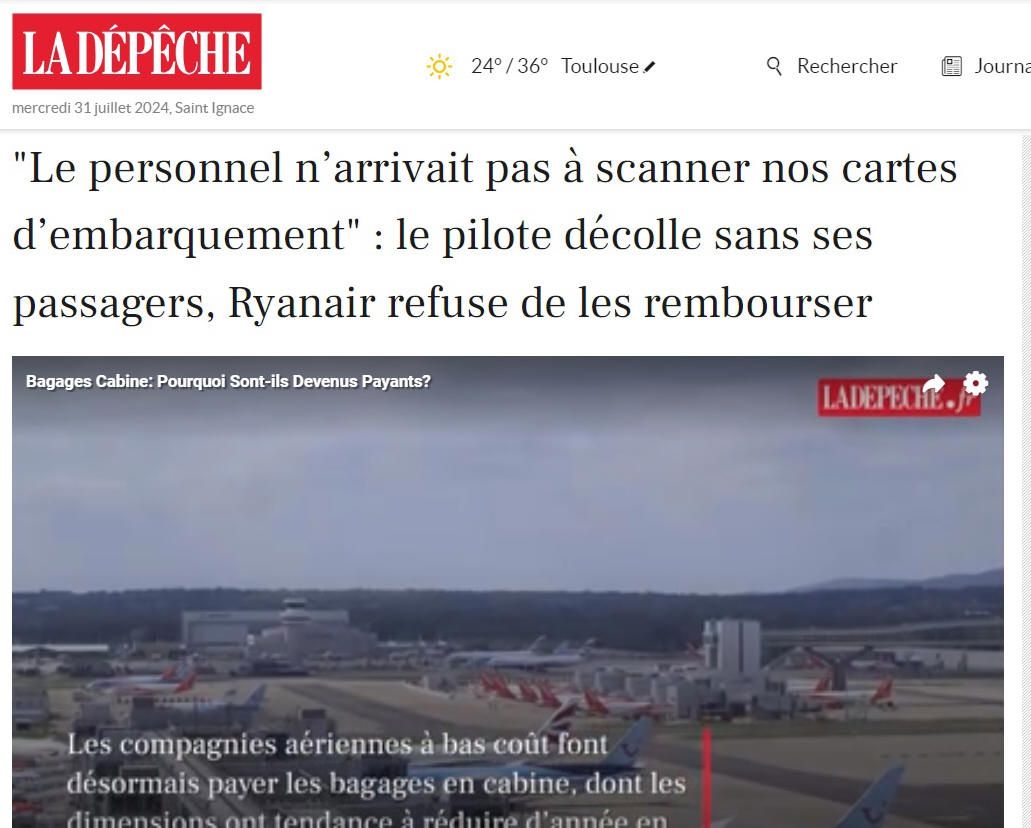 avion sans passager