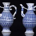 Five Bllue and White porcelains, Ming dynasty @ Nagel