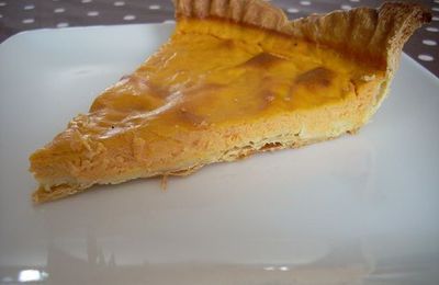 Tarte à la courge et à la fourme d'ambert