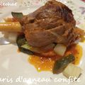 souris d'agneau confite