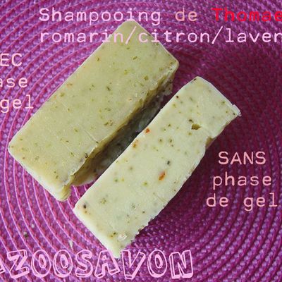 Shampooing citron/romarin/lavendin pour cheveux gras de Thomaelle