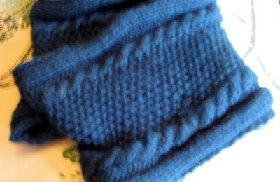 - TRICOT SNOOD DOUBLE - laine Bergère de France -