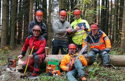 2 JOURS DE FORMATION A L'ABATTAGE D'ARBRES POUR LE PERSONNEL CIVIL DES ARMEES. LES 14 ET 15 NOVEMBRE 2018.