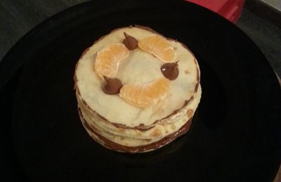 Mille feuille de crêpes