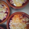 Gratin de framboises aux amandes 