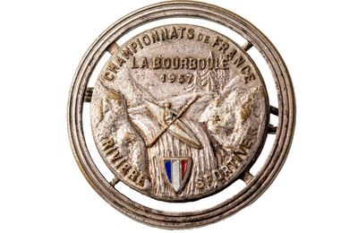 Médaille Championnats de France 1957 à La Bourboule