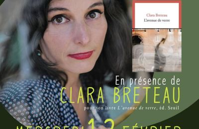 Soirée rentrée littéraire à Vienne ce mercredi 12 février en présence de Clara Breteau !
