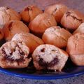 Muffins a la noix de coco et nutella 