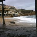 les cabanons de la plage de la verrerie